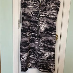 Beautiful, elegant Jennifer Lopez Sunset Blues Dress.